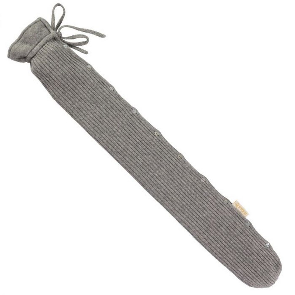 YuYu Mayfair Cashmere Hot Water Bottle in Stone Grey